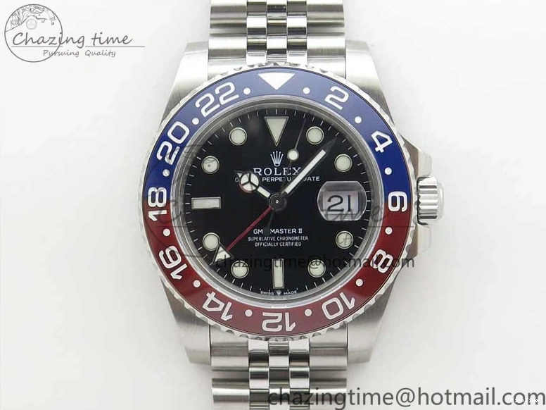 MiroTime 0521 UrbanStyle GMT-Master II 126710 BLRO 904L BP Maker 1:1 Best Edition Black Dial On 904L Jubilee Bracelet A3285 (Correct Hand Stack) 2517